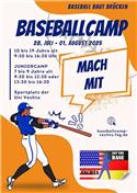 Veranstaltungsbild 5-Tage Junior-Baseballcamp amerikanisch-deutsch: 28. Juli - 1. August für 7-9-jährige / nachmittags